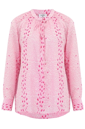 Mercy Delta Stowe Blouse in Primrose Micro Safari