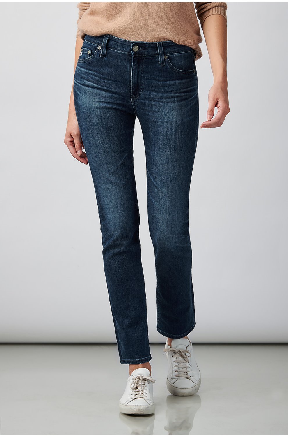 AG Jeans Mari Straight Leg Jean in 5 Years Blue Essence