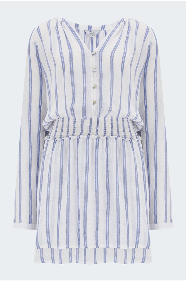 Jasmine Dress In Villa Stripe