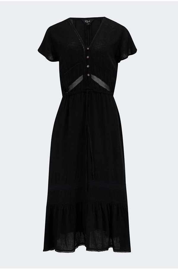 Kiki Dress In Black Lace Detail