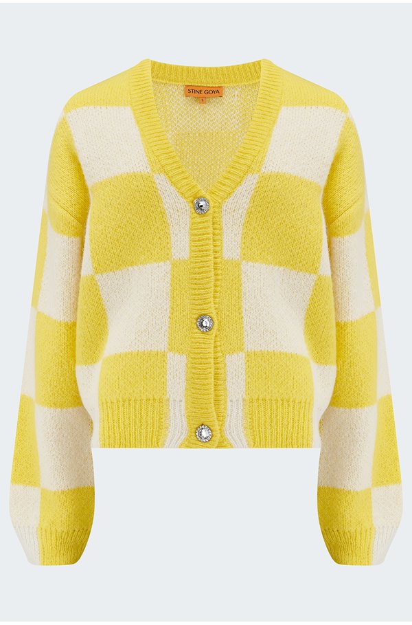 Amara Cardigan In Sunrise Check