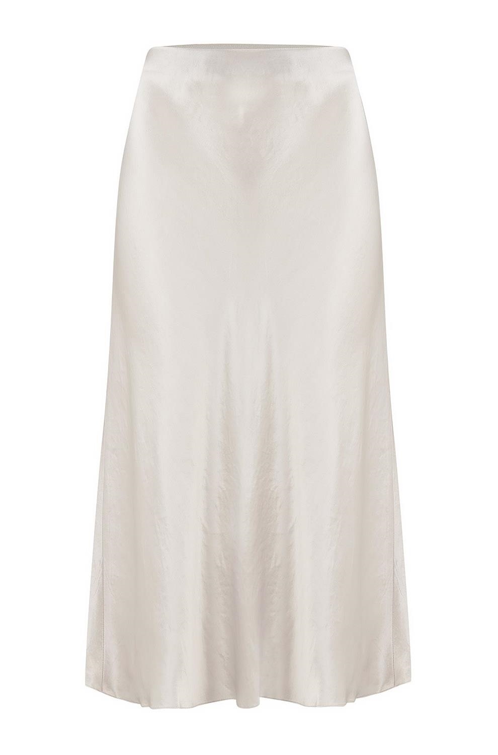 Vince Slip Skirt in Champagne