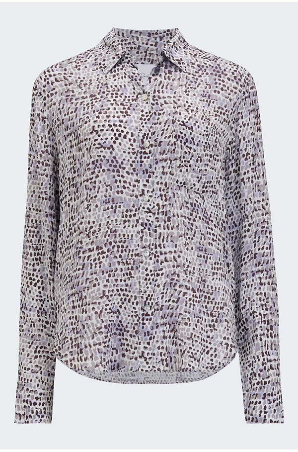 RAILS JOSEPHINE BLOUSE IN BLUE REPTILE