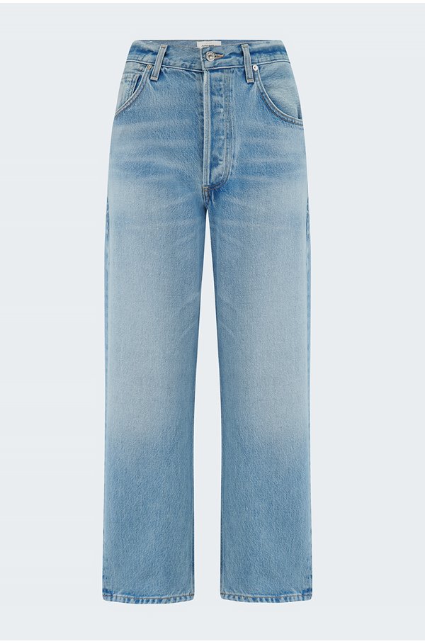 Citizens Of Humanity Jeans Dahlia Straight Jean In Ribbon In Blue