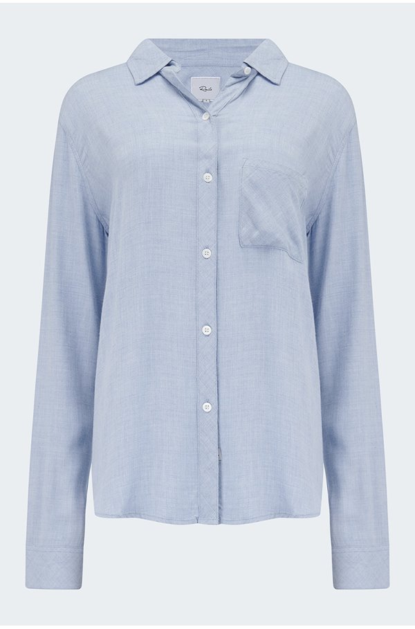 Rails Hunter Shirt In Chambray Heather In Blue