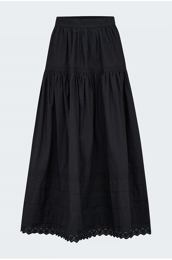 Shop Doen Sebastiane Skirt In Black