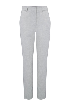 clean suit pant in light heather grey