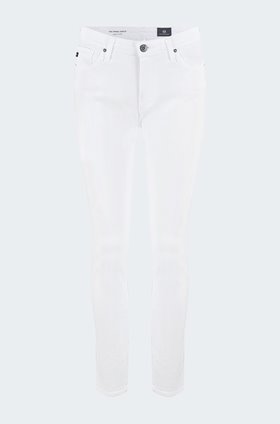prima ankle jean in white