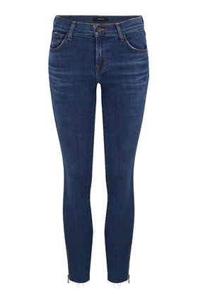J Brand Jeans 835 Skinny Cropped Jean with Zip in Austin