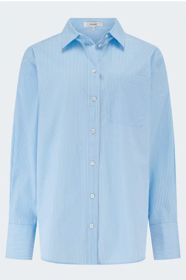 the striped boy shirt in powder blue