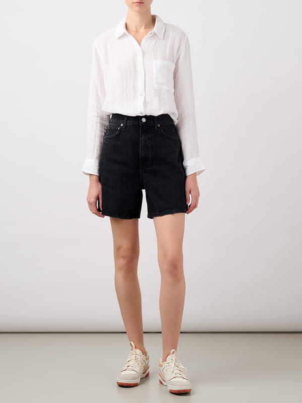 Dark Denim Shorts