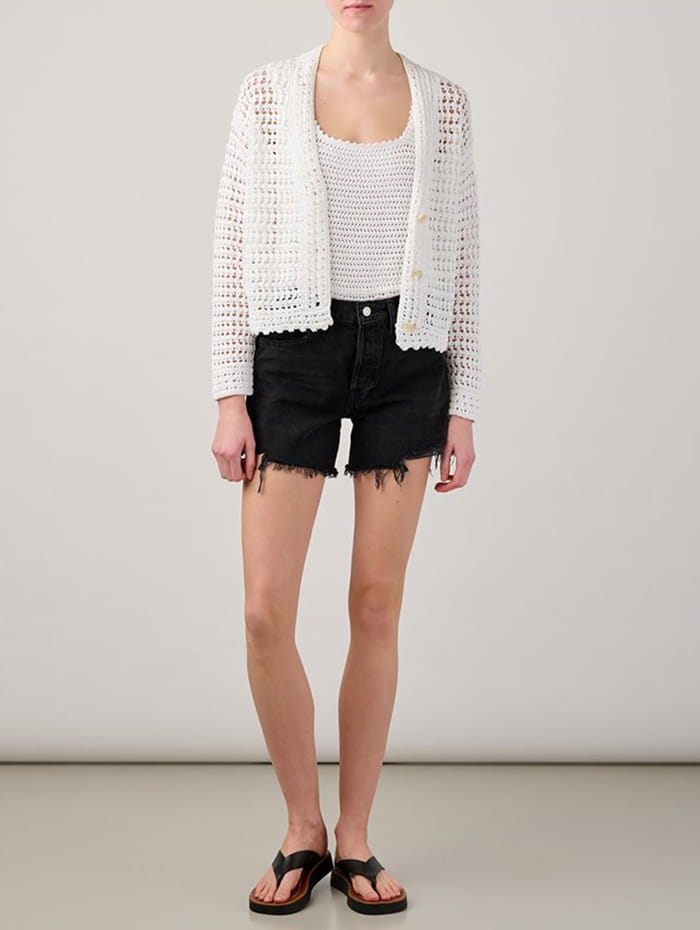 What shoes to wear with black denim shorts