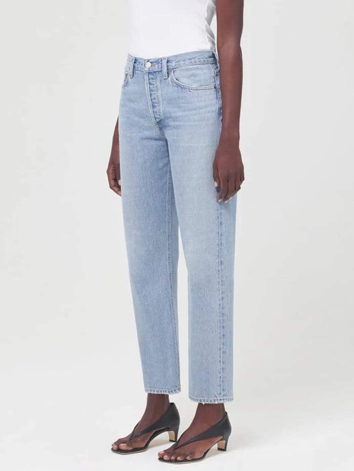 Agolde’s Wyman Straight Jeans in Dimension