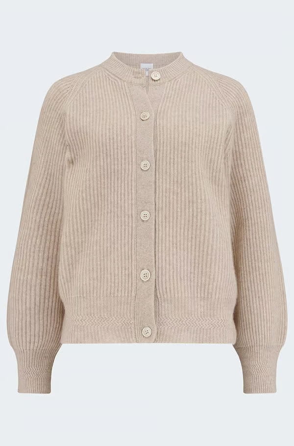 Albany Cardigan In Wheat