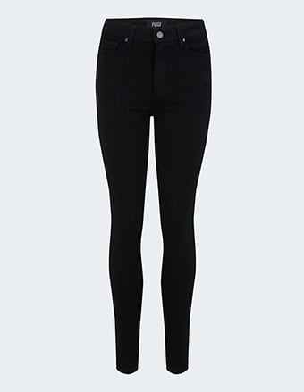 PAIGE - Margot Skinny Jean In Black Shadow