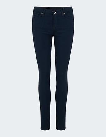 AG - Prima Cropped Jean In Navy Sateen