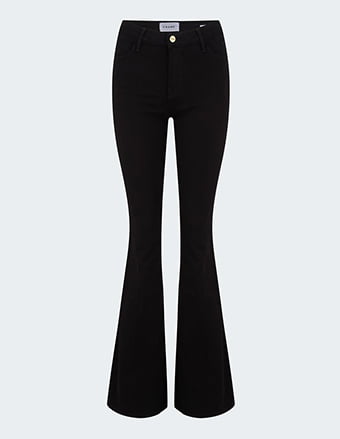 FRAME - Le High Flare Jean In Noir