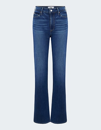 PAIGE - Leenah Straight Jean In Gorjan Distressed