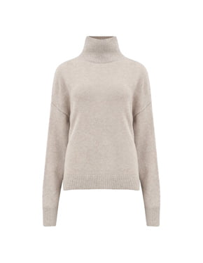 360 CASHMERE - Leia Roll Neck In Sesame
