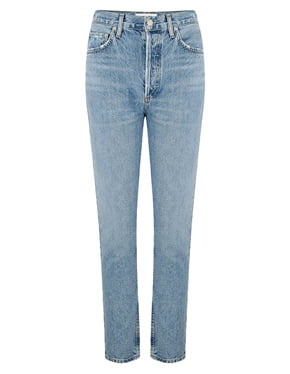 AGOLDE - Riley Straight Cropped Jean In Blur
