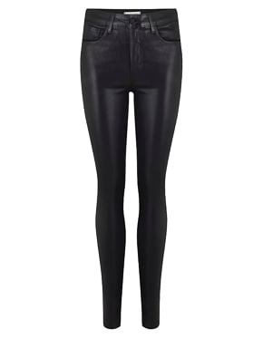 Marguerite Skinny Jean In Noir Coated