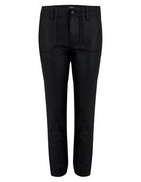 Mayslie Jogger In Black Fog Coated