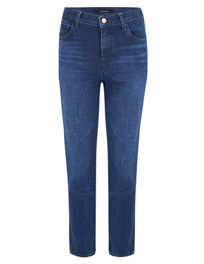 J BRAND JEANS - Ruby Cropped Cigarette Jean in Nightshade
