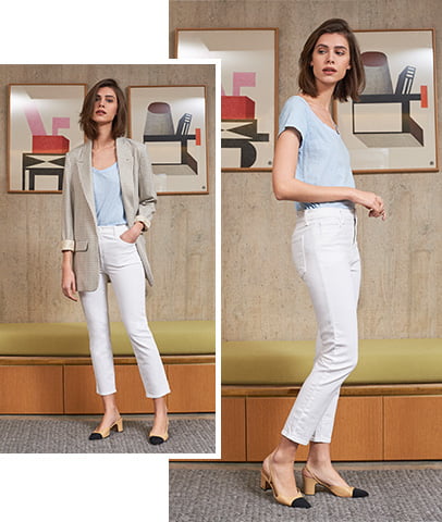 The Straight Leg Crop