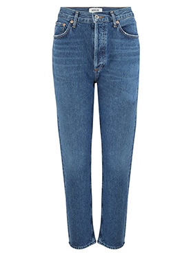 AGOLDE - Riley Straight Crop Jean in Air Blue