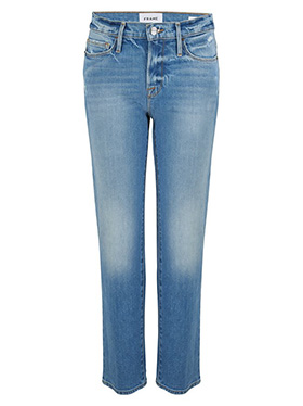 FRAME - Le Noveau Straight Jean in Mirada Rips