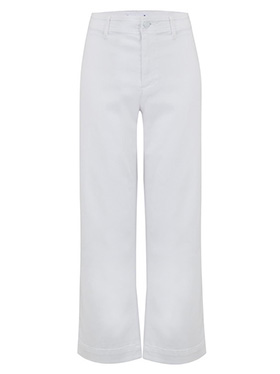 PAIGE - Nellie Culotte Jean in Crisp White