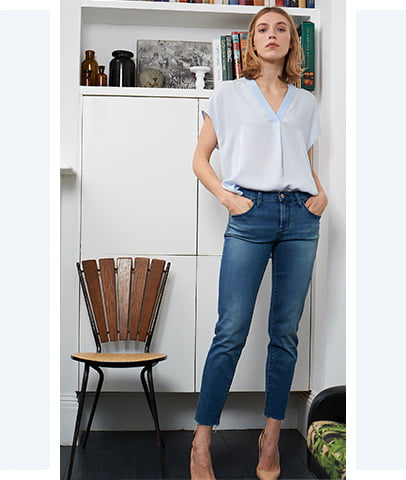 Mid Rise Jeans