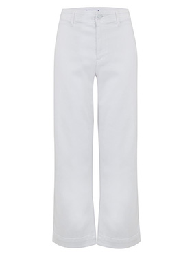 PAIGE - Nellie Culotte Jean in Crisp White