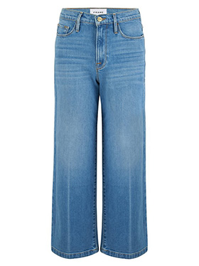 FRAME - Ali Wide Crop Jean in Mailain