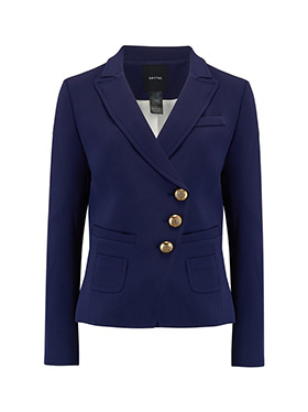 SMYTHE - Wrap Blazer in Navy