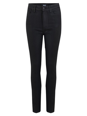 PAIGE - Margot Ankle in Black Luxe Coating