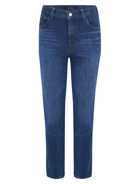 J BRAND JEANS - Ruby Cropped Cigarette Jean in Nightshade
