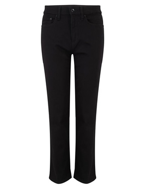 RAG AND BONE - Nina High Rise Ankle Cigarette Jean in No Fade Black