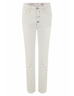 AG JEANS - Isabelle Straight Leg Jean in Moderne White