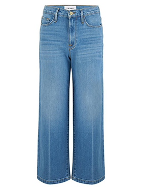 FRAME - Ali Wide Crop Jean in Mailain
