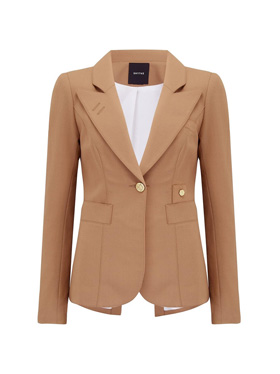 SMYTHE - Classic Duchess Blazer in Camel