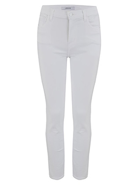 J BRAND - Ruby Cropped Cigarette Jean In Blanc