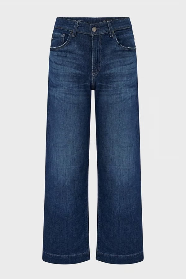 Saige Wide Leg Crop In Mykonos