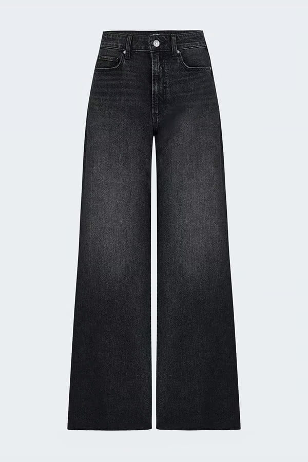Anessa 31 Wide Jean In Viper Black Distressed