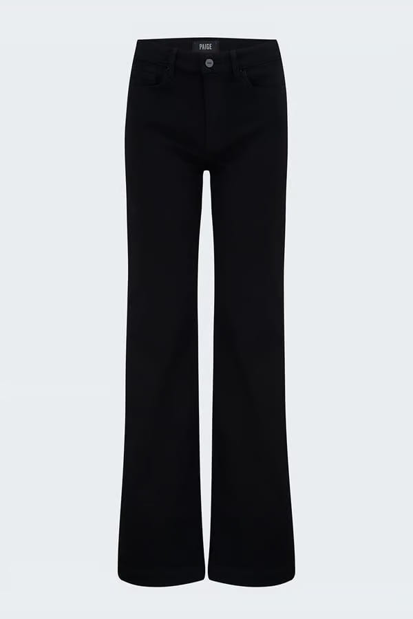 Leenah Wide Jean In Black Shadow