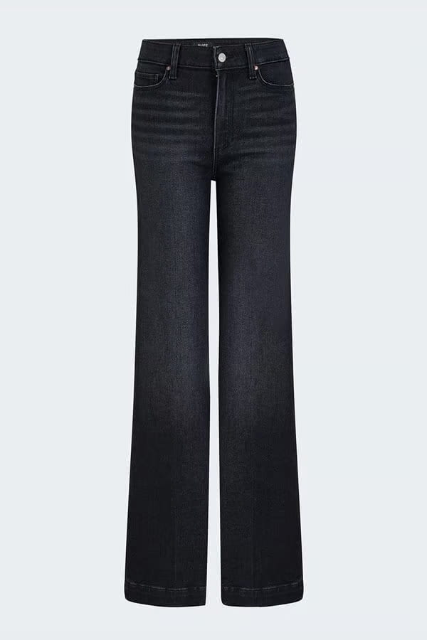 Leenah Wide Jean In Black Lotus