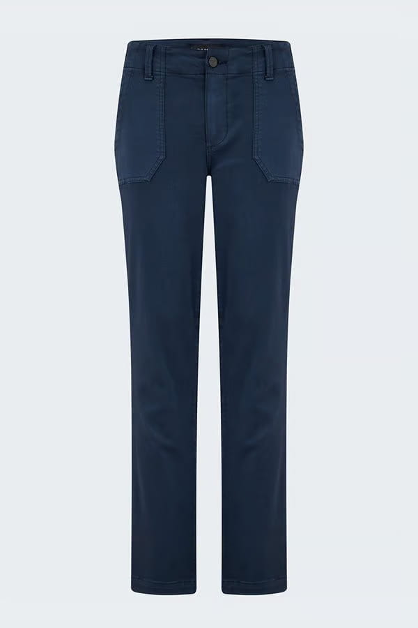 Mayslie Straight Ankle In Vintage Navy Haze