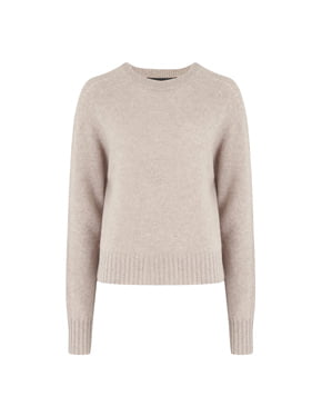 360 CASHMERE - Thalia Crew In Sesame