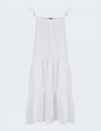 Capri Dress In White