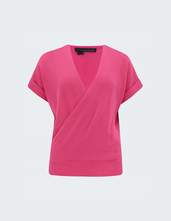 360 CASHMERE - Audrina Jumper In Hibiscus